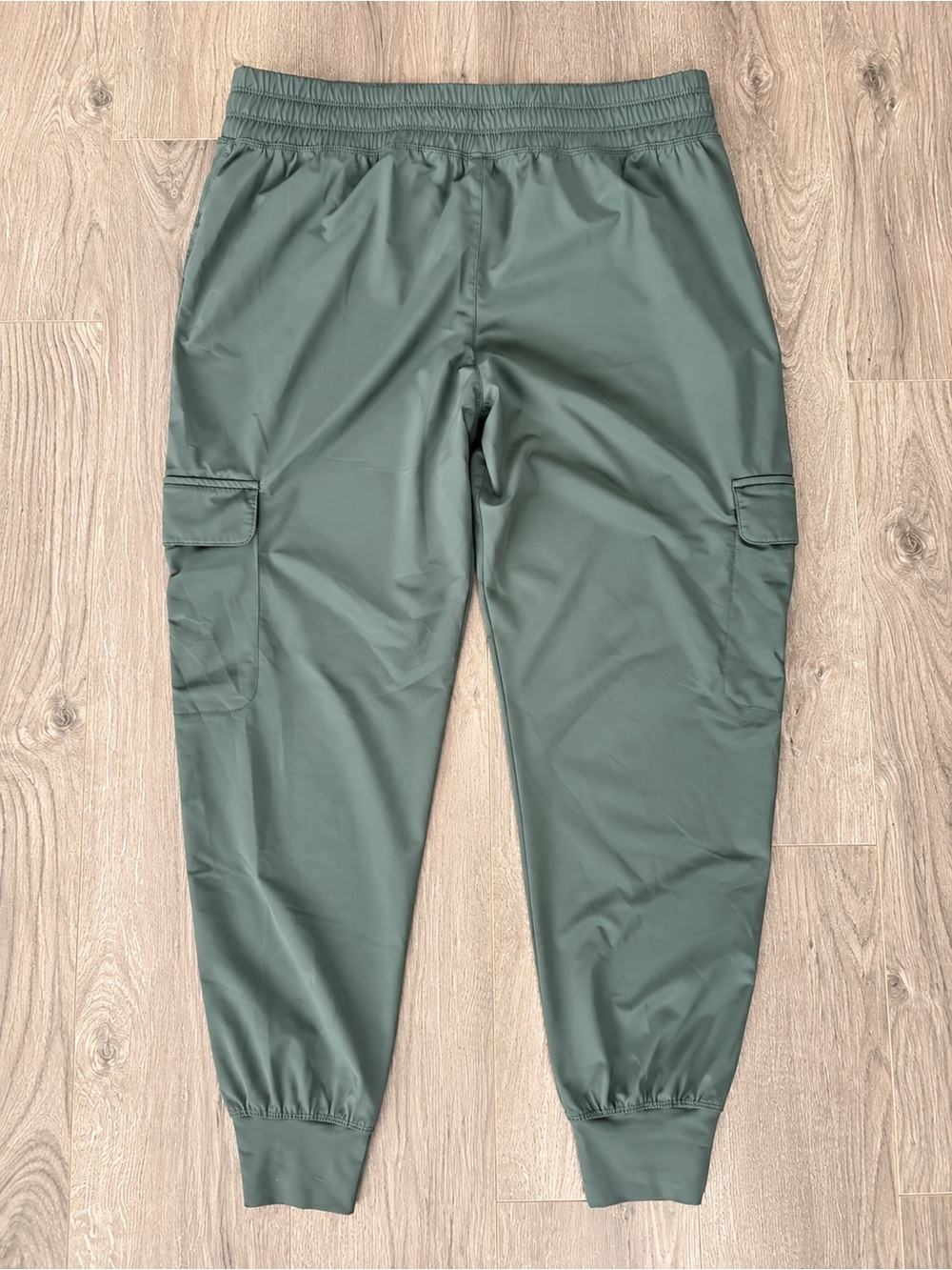 Old Navy SleekTech Go-Dry Cargo Jogger Pants Green – Large Petite